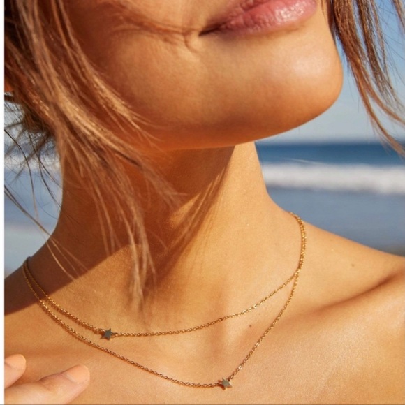 Jennifer Zeuner Double Star Necklace - Picture 2 of 5